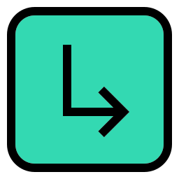 Turn right icon