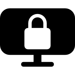 Monitor password icon