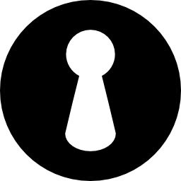 Keys hole icon