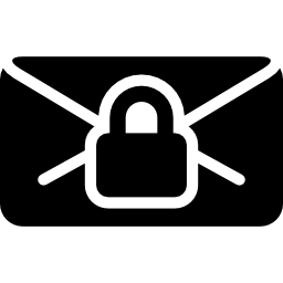 Email lock icon