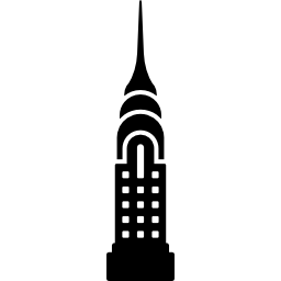 bâtiment célèbre de new york Icône