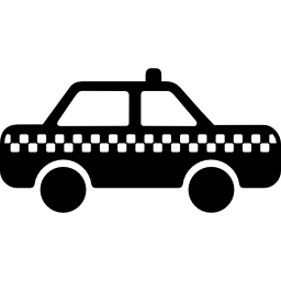 Taxi urban transport icon