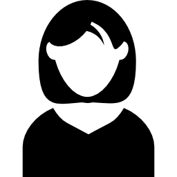 avatar de mujer icono