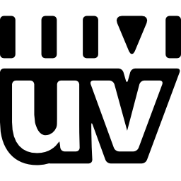UV sign icon