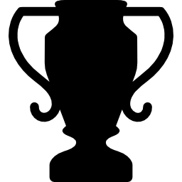 Trophy silhouette icon
