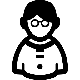 Geek person icon