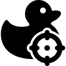 Park game targeting toy ducks icon