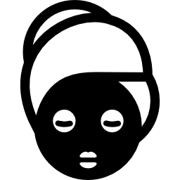 tratamento de máscara facial de spa para mulher Ícone