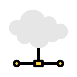 Cloud storage icon