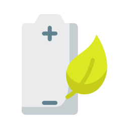ekologiczna bateria ikona