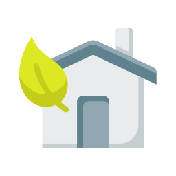 Green home icon