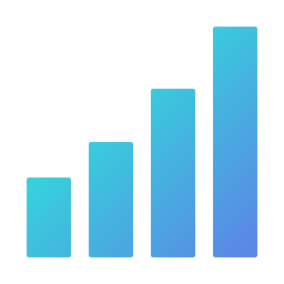 gráfico de barras Ícone