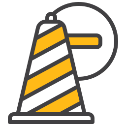 Traffic cone icon