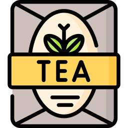 scatola da tè icona