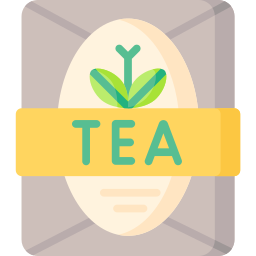 caja de té icono