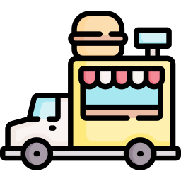 camión de comida icono