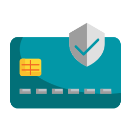 sicurezza dei pagamenti icona