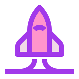 lanzamiento de cohete icono