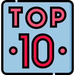 top 10 icoon