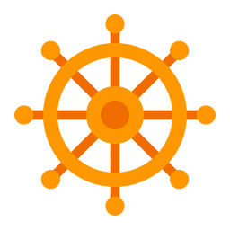 Ship wheel icon