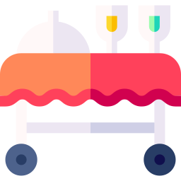 Food trolley icon