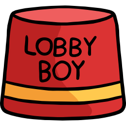 garçon du lobby Icône