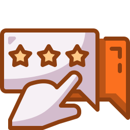 Rating stars icon