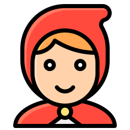 Little red riding hood icon