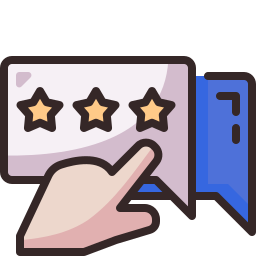 Rating stars icon