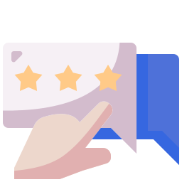 Rating stars icon