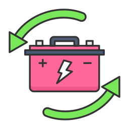 Charging battery icon