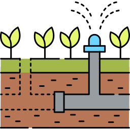 sistema di irrigazione icona