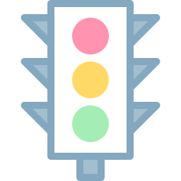 Traffic lights icon