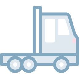 Container truck icon