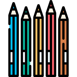 matita colorata icona