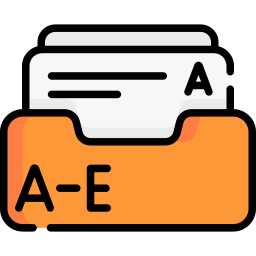 Card index icon