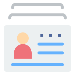 Удостоверение личности иконка