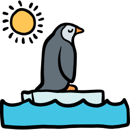 pingüino icono