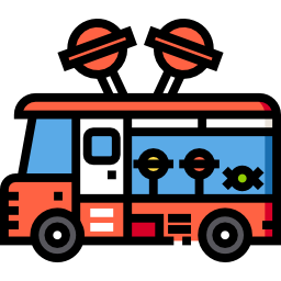 Candy truck icon