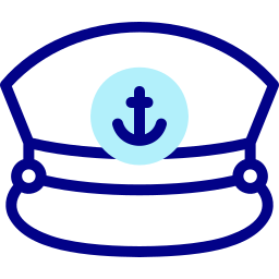 Капитан кепка иконка