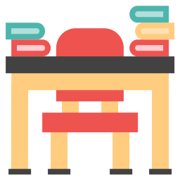 Desk chair icon