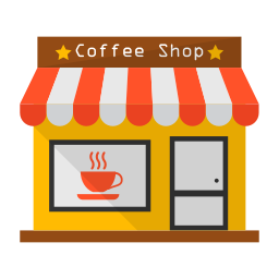 Coffee shop icon