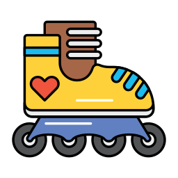schaatsers icoon