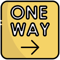 One way icon