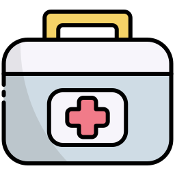 First aid kit icon