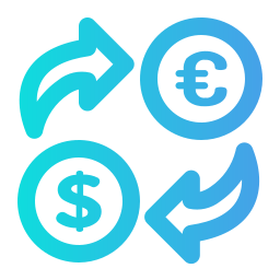 Money exchange icon