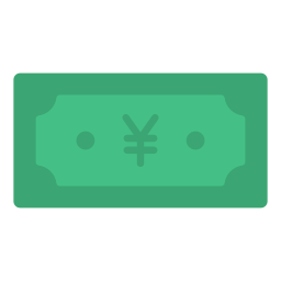 yen japonais Icône
