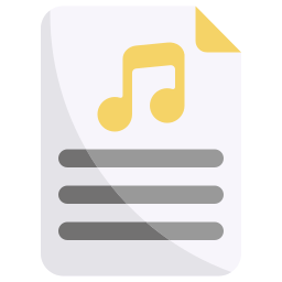 Music sheet icon