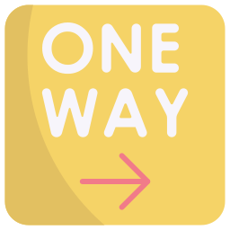 One way icon