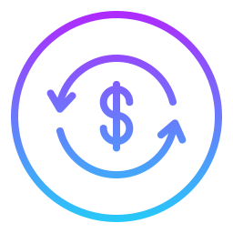 Money exchange icon